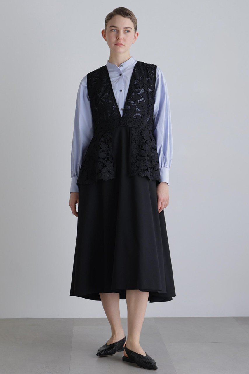 【アドーア/ADORE】のベリーレースワンピース 人気、トレンドファッション・服の通販 founy(ファニー) 　ファッション　Fashion　レディースファッション　Fashion for Women　ワンピース　Dresses　チュニック　Tunic Tops & Dresses　ケミカル　Chemical, Chemical Wash　チュニック　Tunic, Long Top　ドレープ　Drape, Draping Fabric　ペプラム　Peplum, Flared Hem　レース　Lace, Lace Fabric　ロング　Long, Long-Length　エレガント 上品　Elegant　無地　Plain, Solid Color　other-2|ID: prp329100004816934 ipo3291000000035696567