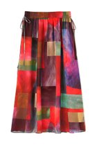 【アドーア/ADORE】のアブストラクトブロッキングプリントスカート -|ID:prp329100004816938