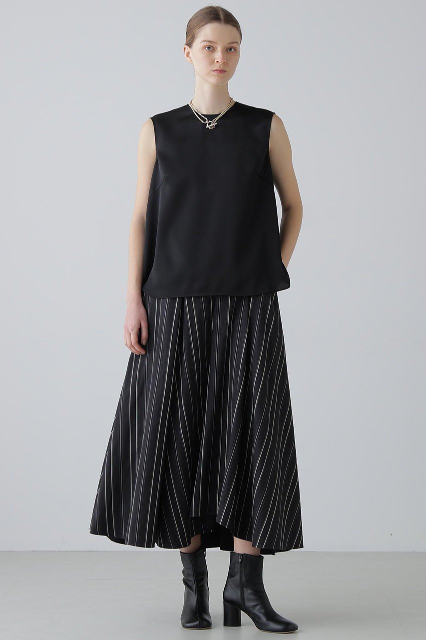 【アドーア/ADORE】のマルチストライプジャガードスカート 人気、トレンドファッション・服の通販 founy(ファニー) 　ファッション　Fashion　レディースファッション　Fashion for Women　スカート　Skirts　ロングスカート　Long Skirts / Maxi & Midi Skirts　アシンメトリー　Asymmetrical Style　ジャカード／ジャガード　Jacquard, Woven Pattern　ストライプ　Stripe, Striped Pattern　リラックス　Relax, Relaxed Fit　ロング　Long, Long-Length　エレガント 上品　Elegant　other-2|ID: prp329100004816941 ipo3291000000035588816