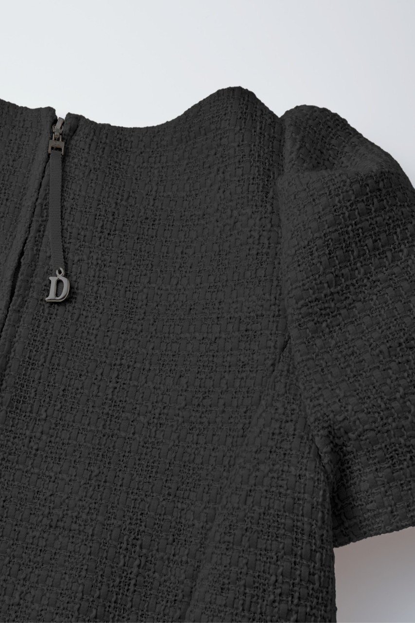 【デイジーリン/DAISY LIN】のWashable Tweed Dress “Formal Lady” 人気、トレンドファッション・服の通販 founy(ファニー) 　ファッション　Fashion　レディースファッション　Fashion for Women　ワンピース　Dresses　フォーマル・パーティードレス・結婚式用ドレス　Elegant & Casual Dresses　チュニック　Tunic Tops & Dresses　ウォッシャブル　Machine Washable　エレガント 上品　Elegant　洗える　Machine Washable　クラシカル　Classical, Vintage-Inspired　スクエア　Square, Square Shape　スリーブ　Sleeve, Long Sleeve / Short Sleeve　チュニック　Tunic, Long Top　ツイード　Twill, Twill Weave　定番　Standard, Basic Item　パターン　Pattern, Design Print　ボックス　Boxy, Box Shape　モダン　Modern, Contemporary　冬　Winter / This Winter　other-4|ID: prp329100004816949 ipo3291000000035274626