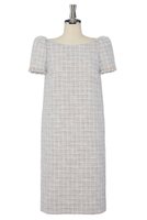 【デイジーリン/DAISY LIN】のWashable Tweed “Elegant Puff Dress” 人気、トレンドファッション・服の通販 founy(ファニー) ファッション Fashion レディースファッション Fashion for Women ワンピース Dresses フォーマル・パーティードレス・結婚式用ドレス Elegant & Casual Dresses チュニック Tunic Tops & Dresses エレガント 上品 Elegant 洗える Machine Washable クラシック Classic, Timeless Style スリーブ Sleeve, Long Sleeve / Short Sleeve チュニック Tunic, Long Top ツイード Twill, Twill Weave 定番 Standard, Basic Item フリンジ Fringe, Tassel ボックス Boxy, Box Shape リラックス Relax, Relaxed Fit 新作・新入荷 New Arrivals / New In |ID:prp329100004816951