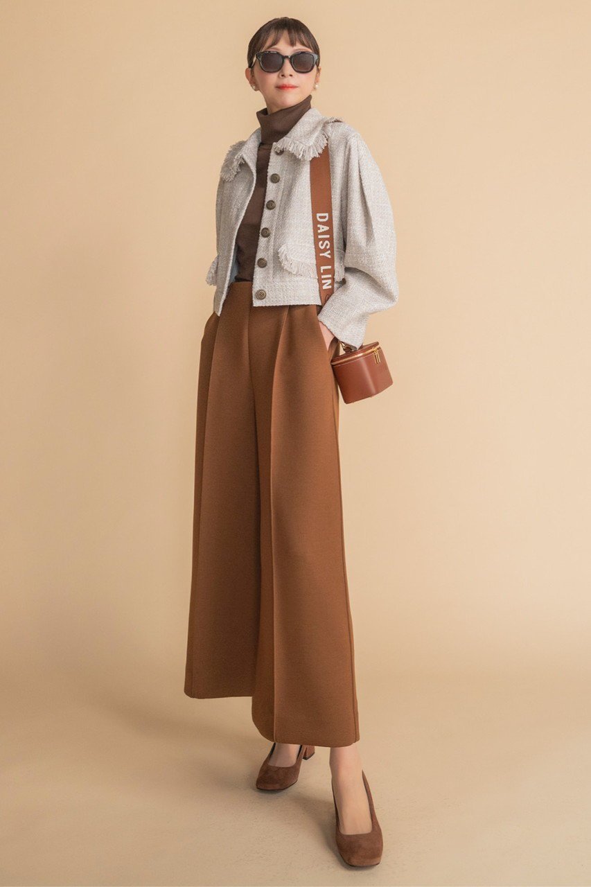 【デイジーリン/DAISY LIN】のWashable Tweed “Cocoon Sleeve Jacket ” 人気、トレンドファッション・服の通販 founy(ファニー) 　ファッション　Fashion　レディースファッション　Fashion for Women　アウター　Coat / Outerwear Collection　レディースジャケット・軽アウター　Jackets　インナー　Innerwear　ウォッシャブル　Machine Washable　エレガント 上品　Elegant　洗える　Machine Washable　秋　Autumn　クラシカル　Classical, Vintage-Inspired　ジャケット　Jacket, Outerwear　スタイリッシュ　Stylish, Fashionable　ツイード　Twill, Twill Weave　定番　Standard, Basic Item　フリンジ　Fringe, Tassel　ポケット　Pocket, Pocket Detail　モダン　Modern, Contemporary　冬　Winter / This Winter　再入荷　Restock / Back in Stock　other-6|ID: prp329100004816952 ipo3291000000035642926