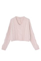 【デイジーリン/DAISY LIN】のふわとろ Cashmere Sweater “Daisy Twist” 人気、トレンドファッション・服の通販 founy(ファニー) ファッション Fashion レディースファッション Fashion for Women トップス・カットソー Cut & Sew Tops ニット Knit Tops & Sweaters レディースパーカー・カジュアルフーディー Casual Hoodies & Sweatshirts カジュアルプルオーバー・ニットトップス Pullovers & Knit Tops / Casual Pullovers スウェット・クルーネックトップス Sweatshirts & Crewnecks / Relaxed Fit Sweat Tops 洗える Machine Washable シンプル Simple, Minimal なめらか Smooth, Silky Texture 人気 Popular, Best Seller バランス Balance, Style Balance パウダー Powder, Soft Tone ラグジュアリー Luxury, Elegant リラックス Relax, Relaxed Fit ローズ Rose, Rose Motif 冬 Winter / This Winter 新作・新入荷 New Arrivals / New In |ID:prp329100004816955