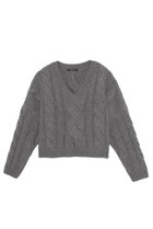【デイジーリン/DAISY LIN】のふわとろ Cashmere Sweater “Daisy Twist” 人気、トレンドファッション・服の通販 founy(ファニー) ファッション Fashion レディースファッション Fashion for Women トップス・カットソー Cut & Sew Tops ニット Knit Tops & Sweaters レディースパーカー・カジュアルフーディー Casual Hoodies & Sweatshirts カジュアルプルオーバー・ニットトップス Pullovers & Knit Tops / Casual Pullovers スウェット・クルーネックトップス Sweatshirts & Crewnecks / Relaxed Fit Sweat Tops 洗える Machine Washable シンプル Simple, Minimal なめらか Smooth, Silky Texture 人気 Popular, Best Seller バランス Balance, Style Balance パウダー Powder, Soft Tone ラグジュアリー Luxury, Elegant リラックス Relax, Relaxed Fit ローズ Rose, Rose Motif 冬 Winter / This Winter thumbnail グレー|ID: prp329100004816955 ipo3291000000036207742