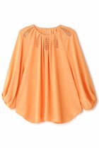 【アドーア/ADORE】のバックサテンジョーゼットブラウス オレンジ|ID: prp329100004816964 ipo3291000000034989256