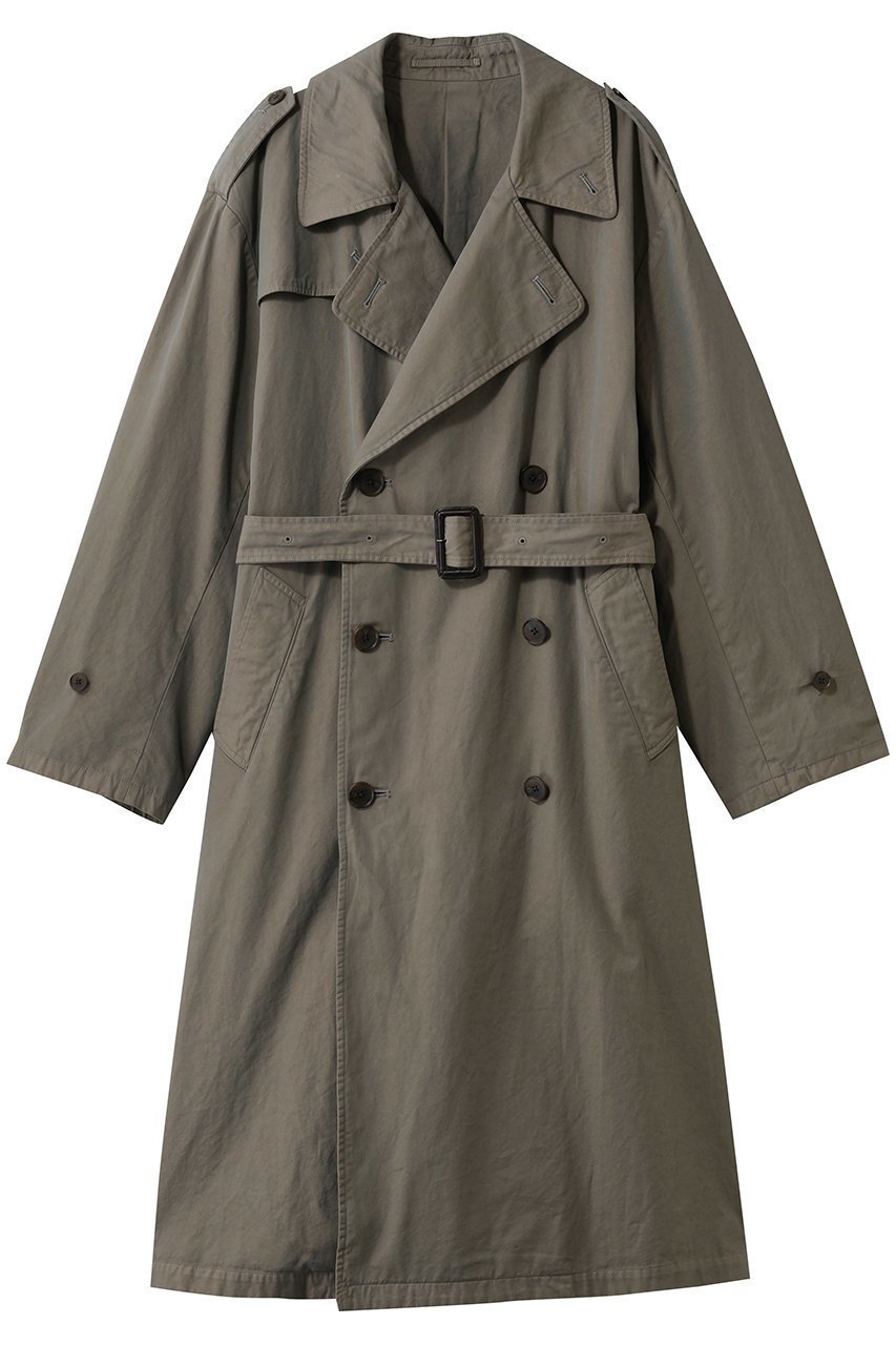 【シュタイン/ssstein】の【UNISEX】VINTAGE TRENCH COAT インテリア・キッズ・メンズ・レディースファッション・服の通販 founy(ファニー) 　ファッション　Fashion　レディースファッション　Fashion for Women　アウター　Coat / Outerwear Collection　コート・ロングコート・ピーコート　Long Coats, Peacoats & More　トレンチコート / 春秋の定番アウター　Trench Coats　2026年　2026　ユニセックス　Unisex, Genderless　インナー　Innerwear　ロング　Long, Long-Length　夏　Summer　定番　Standard, Basic Item　春　Spring　S/S・春夏　SS, Spring/Summer, Warm Season　カーキベージュ|ID: prp329100004816975 ipo3291000000035588932
