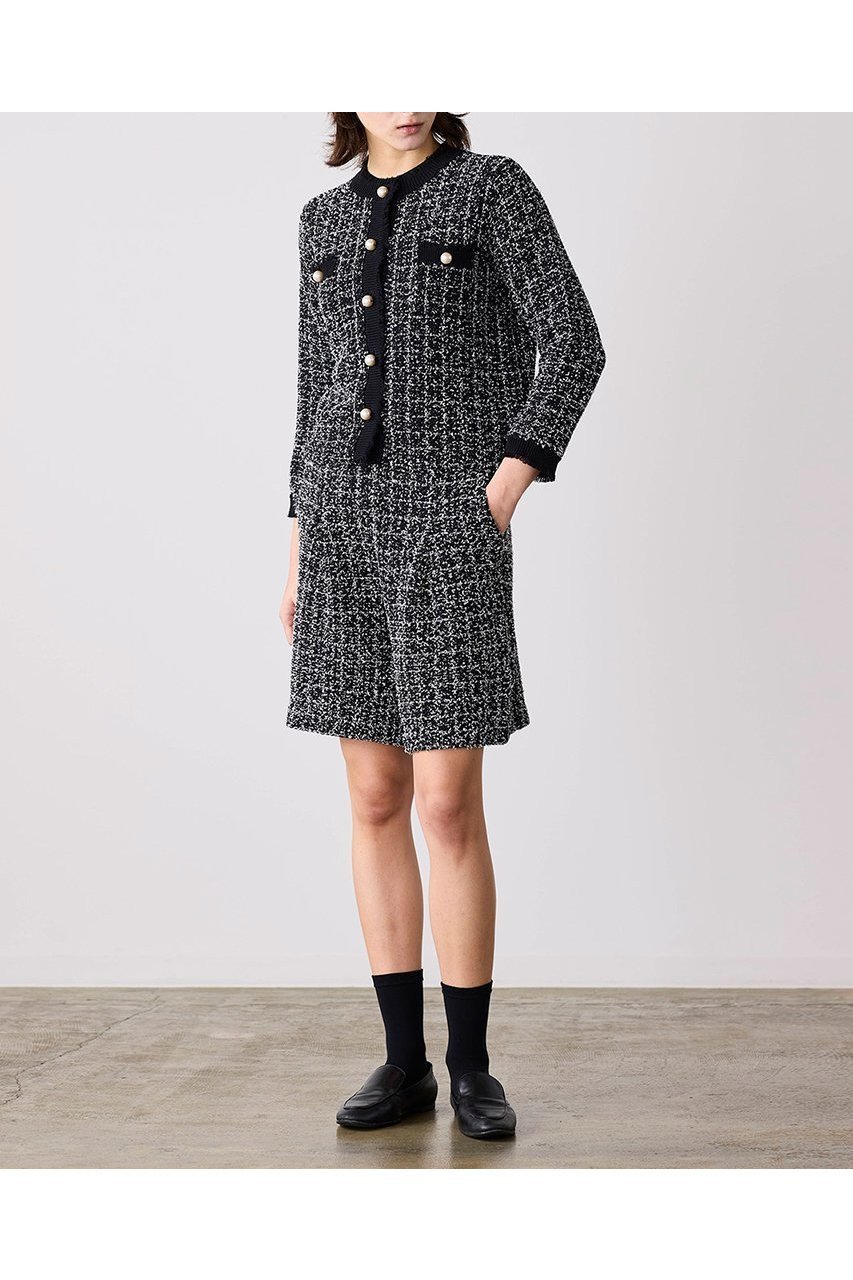 【マリリンムーン/MARILYN MOON】の【SOI-MeME】ツイードニットショートパンツ 人気、トレンドファッション・服の通販 founy(ファニー) 　ファッション　Fashion　レディースファッション　Fashion for Women　パンツ　Pants & Trousers　ショートパンツ・ハーフパンツ　High-Waisted & Relaxed Shorts　2026年　2026　エレガント 上品　Elegant　オケージョン　Occasion Wear　ショート　Short, Short Length　ツイード　Twill, Twill Weave　フリンジ　Fringe, Tassel　モダン　Modern, Contemporary　夏　Summer　春　Spring　S/S・春夏　SS, Spring/Summer, Warm Season　other-8|ID: prp329100004816979 ipo3291000000034989527