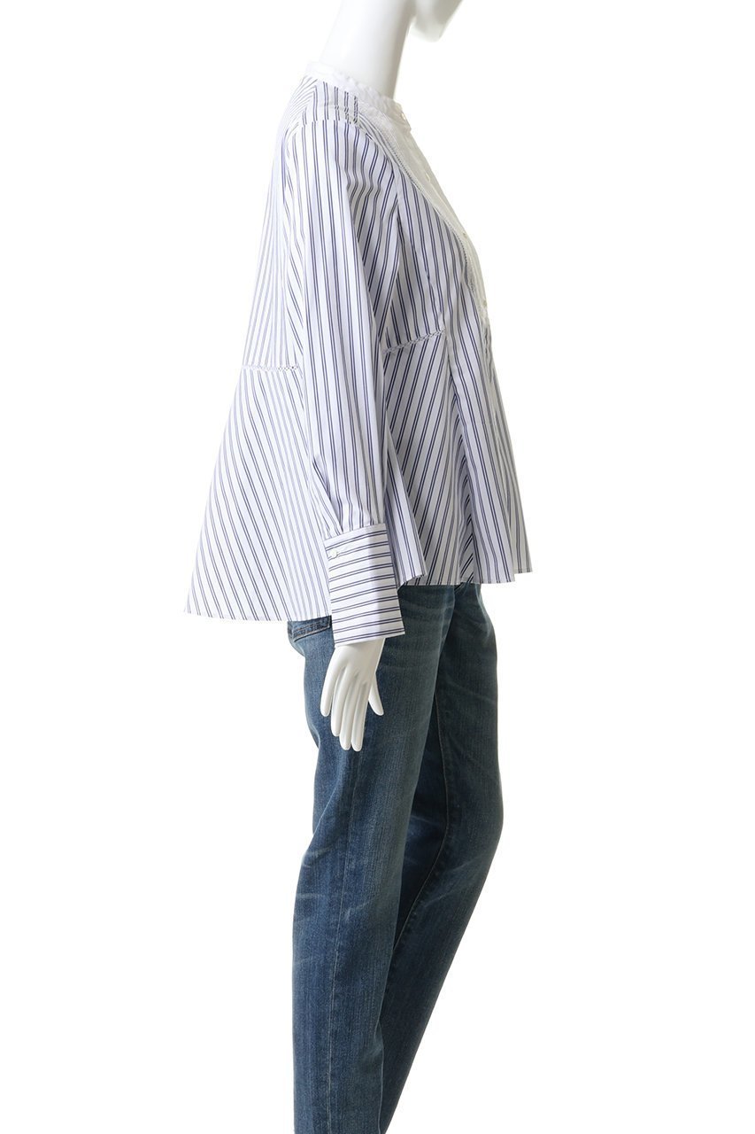 【マリリンムーン/MARILYN MOON】の【SOI-MeME】ピンタックブザムエンブロイダリーブラウス 人気、トレンドファッション・服の通販 founy(ファニー) 　ファッション　Fashion　レディースファッション　Fashion for Women　トップス・カットソー　Cut & Sew Tops　シャツ・ブラウス・オフィスカジュアル　Elegant Blouses & Button-Ups　2026年　2026　スカラップ　Scallop, Scalloped Edge　スリーブ　Sleeve, Long Sleeve / Short Sleeve　ダブル　Double, Double-Breasted　フレア　Flare, Flared　モダン　Modern, Contemporary　ラグジュアリー　Luxury, Elegant　ロング　Long, Long-Length　夏　Summer　春　Spring　S/S・春夏　SS, Spring/Summer, Warm Season　透かし　Cut-Out, Lacework　other-3|ID: prp329100004816980 ipo3291000000034989534