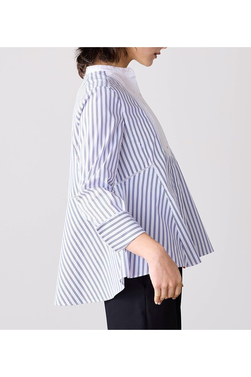 【マリリンムーン/MARILYN MOON】の【SOI-MeME】ピンタックブザムエンブロイダリーブラウス 人気、トレンドファッション・服の通販 founy(ファニー) 　ファッション　Fashion　レディースファッション　Fashion for Women　トップス・カットソー　Cut & Sew Tops　シャツ・ブラウス・オフィスカジュアル　Elegant Blouses & Button-Ups　2026年　2026　スカラップ　Scallop, Scalloped Edge　スリーブ　Sleeve, Long Sleeve / Short Sleeve　ダブル　Double, Double-Breasted　フレア　Flare, Flared　モダン　Modern, Contemporary　ラグジュアリー　Luxury, Elegant　ロング　Long, Long-Length　夏　Summer　春　Spring　S/S・春夏　SS, Spring/Summer, Warm Season　透かし　Cut-Out, Lacework　other-7|ID: prp329100004816980 ipo3291000000034989538