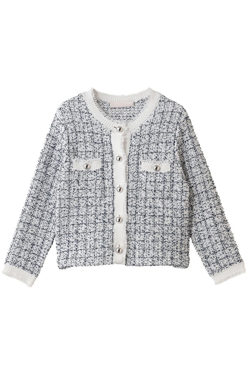 【マリリンムーン/MARILYN MOON】の【SOI-MeME】ツイードニットフリンジジャケット インテリア・キッズ・メンズ・レディースファッション・服の通販 founy(ファニー) 　ファッション　Fashion　レディースファッション　Fashion for Women　アウター　Coat / Outerwear Collection　レディースジャケット・軽アウター　Jackets　2026年　2026　オケージョン　Occasion Wear　コンパクト　Compact, Small Size　ショート　Short, Short Length　ジャケット　Jacket, Outerwear　セットアップ　Set-Up, Coordinated Outfit　ツイード　Twill, Twill Weave　フリンジ　Fringe, Tassel　ボトム　Bottoms, Lower Wear　夏　Summer　春　Spring　S/S・春夏　SS, Spring/Summer, Warm Season　ホワイト|ID: prp329100004816981 ipo3291000000034989541