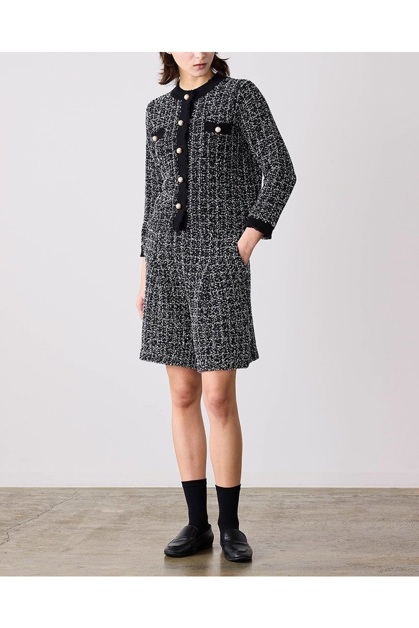 【マリリンムーン/MARILYN MOON】の【SOI-MeME】ツイードニットフリンジジャケット 人気、トレンドファッション・服の通販 founy(ファニー) 　ファッション　Fashion　レディースファッション　Fashion for Women　アウター　Coat / Outerwear Collection　レディースジャケット・軽アウター　Jackets　2026年　2026　オケージョン　Occasion Wear　コンパクト　Compact, Small Size　ショート　Short, Short Length　ジャケット　Jacket, Outerwear　セットアップ　Set-Up, Coordinated Outfit　ツイード　Twill, Twill Weave　フリンジ　Fringe, Tassel　ボトム　Bottoms, Lower Wear　夏　Summer　春　Spring　S/S・春夏　SS, Spring/Summer, Warm Season　other-8|ID: prp329100004816981 ipo3291000000034989549