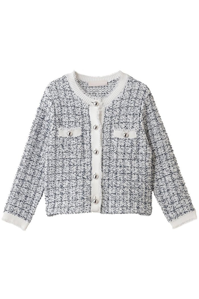 【マリリンムーン/MARILYN MOON】の【SOI-MeME】ツイードニットフリンジジャケット インテリア・キッズ・メンズ・レディースファッション・服の通販 founy(ファニー) https://founy.com/ ファッション Fashion レディースファッション Fashion for Women アウター Coat / Outerwear Collection レディースジャケット・軽アウター Jackets 2026年 2026 オケージョン Occasion Wear コンパクト Compact, Small Size ショート Short, Short Length ジャケット Jacket, Outerwear セットアップ Set-Up, Coordinated Outfit ツイード Twill, Twill Weave フリンジ Fringe, Tassel ボトム Bottoms, Lower Wear 夏 Summer 春 Spring S/S・春夏 SS, Spring/Summer, Warm Season |ID: prp329100004816981 ipo3291000000036207829