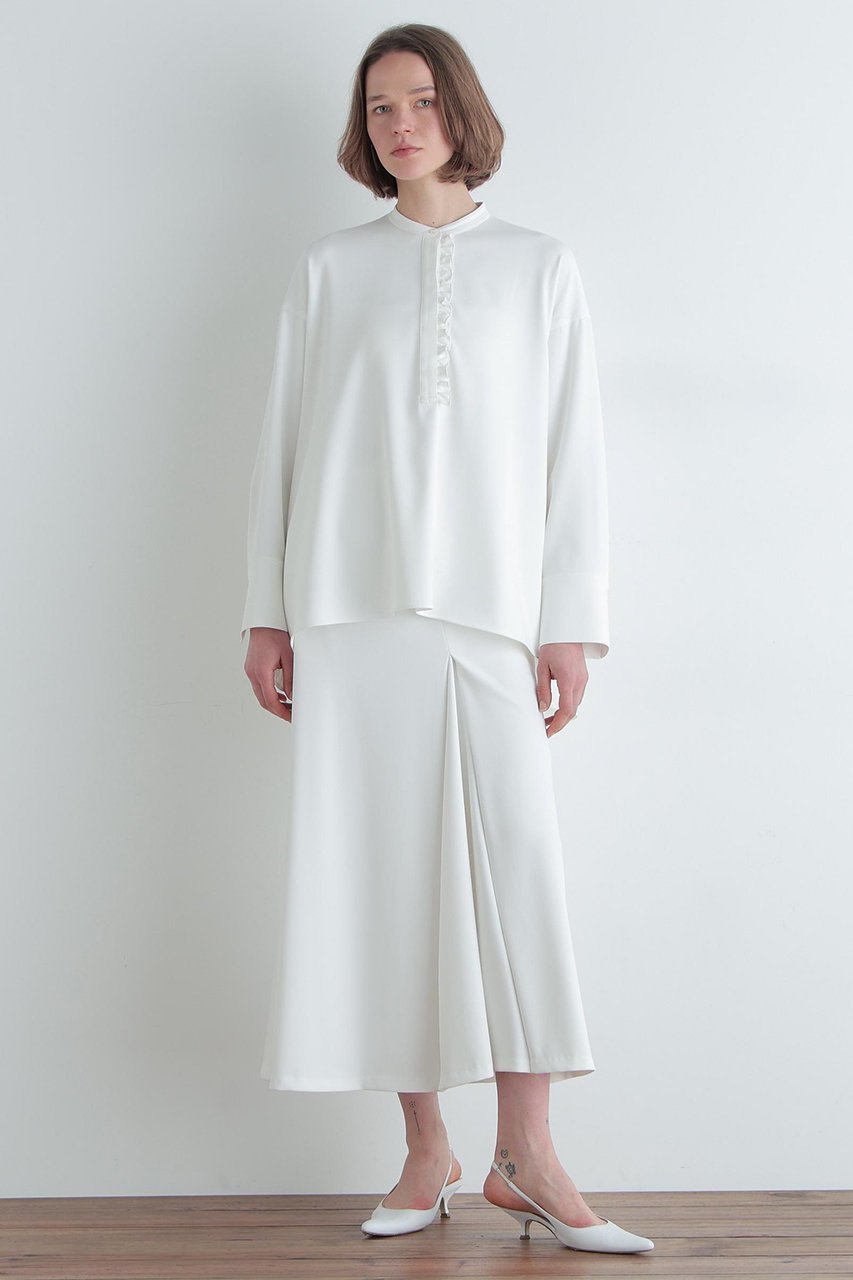 【ル フィル/LE PHIL】の2WAYツイルマーメイドスカート 人気、トレンドファッション・服の通販 founy(ファニー) 　ファッション　Fashion　レディースファッション　Fashion for Women　スカート　Skirts　ロングスカート　Long Skirts / Maxi & Midi Skirts　2026年　2026　セットアップ　Set-Up, Coordinated Outfit　ダブル　Double, Double-Breasted　ドレープ　Drape, Draping Fabric　バランス　Balance, Style Balance　フロント　Front, Front Design　ロング　Long, Long-Length　夏　Summer　定番　Standard, Basic Item　春　Spring　S/S・春夏　SS, Spring/Summer, Warm Season　 other-1|ID: prp329100004816984 ipo3291000000034989773