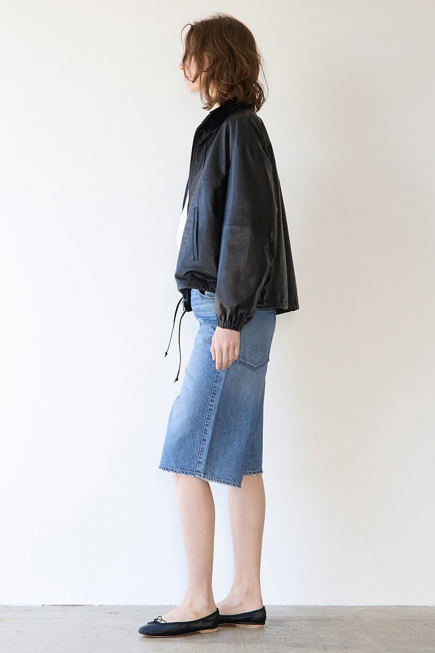 【マルティニーク/martinique】の【HAIKURE】JORDAN NAPPA レザーブルゾン 人気、トレンドファッション・服の通販 founy(ファニー) 　ファッション　Fashion　レディースファッション　Fashion for Women　アウター　Coat / Outerwear Collection　レディースジャケット・軽アウター　Jackets　ブルゾンジャケット・スポーティアウター　Blouson Jackets　2026年　2026　イタリア　Italy　ジャケット　Jacket, Outerwear　デニム　Denim, Jeans Material　ドローコード　Drawcord, Drawstring Cord　ブルゾン　Blouson, Bomber Jacket　夏　Summer　春　Spring　S/S・春夏　SS, Spring/Summer, Warm Season　other-5|ID: prp329100004816985 ipo3291000000034989782