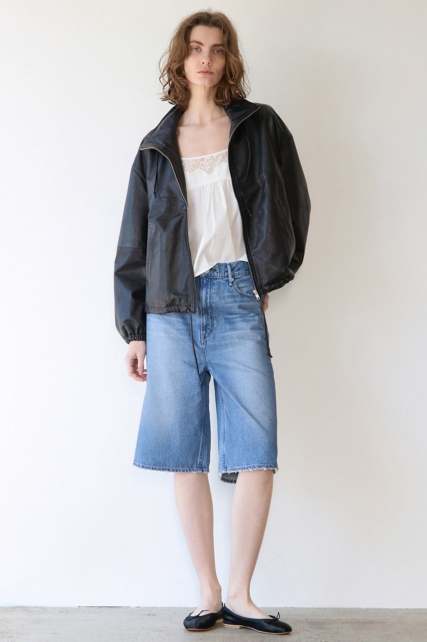 【マルティニーク/martinique】の【HAIKURE】JORDAN NAPPA レザーブルゾン 人気、トレンドファッション・服の通販 founy(ファニー) 　ファッション　Fashion　レディースファッション　Fashion for Women　アウター　Coat / Outerwear Collection　レディースジャケット・軽アウター　Jackets　ブルゾンジャケット・スポーティアウター　Blouson Jackets　2026年　2026　イタリア　Italy　ジャケット　Jacket, Outerwear　デニム　Denim, Jeans Material　ドローコード　Drawcord, Drawstring Cord　ブルゾン　Blouson, Bomber Jacket　夏　Summer　春　Spring　S/S・春夏　SS, Spring/Summer, Warm Season　other-4|ID: prp329100004816985 ipo3291000000035783490