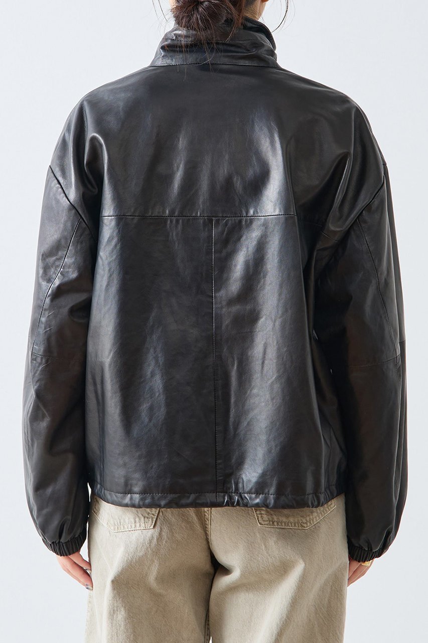 【マルティニーク/martinique】の【HAIKURE】JORDAN NAPPA レザーブルゾン 人気、トレンドファッション・服の通販 founy(ファニー) 　ファッション　Fashion　レディースファッション　Fashion for Women　アウター　Coat / Outerwear Collection　レディースジャケット・軽アウター　Jackets　ブルゾンジャケット・スポーティアウター　Blouson Jackets　2026年　2026　イタリア　Italy　ジャケット　Jacket, Outerwear　デニム　Denim, Jeans Material　ドローコード　Drawcord, Drawstring Cord　ブルゾン　Blouson, Bomber Jacket　夏　Summer　春　Spring　S/S・春夏　SS, Spring/Summer, Warm Season　other-8|ID: prp329100004816985 ipo3291000000035783494