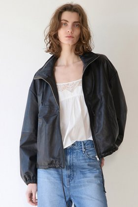 【マルティニーク/martinique】 【HAIKURE】JORDAN NAPPA レザーブルゾン人気、トレンドファッション・服の通販 founy(ファニー) ファッション Fashion レディースファッション Fashion for Women アウター Coat / Outerwear Collection レディースジャケット・軽アウター Jackets ブルゾンジャケット・スポーティアウター Blouson Jackets 2026年 2026 イタリア Italy ジャケット Jacket, Outerwear デニム Denim, Jeans Material ドローコード Drawcord, Drawstring Cord ブルゾン Blouson, Bomber Jacket 夏 Summer 春 Spring S/S・春夏 SS, Spring/Summer, Warm Season |ID:prp329100004816985