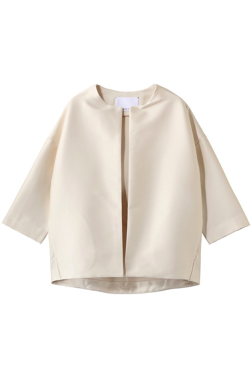 【マルティニーク/martinique】の【COGTHEBIGSMOKE】NATALY BALLOON ジャケット インテリア・キッズ・メンズ・レディースファッション・服の通販 founy(ファニー) ファッション Fashion レディースファッション Fashion for Women アウター Coat / Outerwear Collection レディースジャケット・軽アウター Jackets エレガント 上品 Elegant オケージョン Occasion Wear コレクション Collection, Seasonal Line サテン Satin, Glossy Fabric ジャケット Jacket, Outerwear ストレッチ Stretch, Stretchy Fabric センター Center, Center Line デニム Denim, Jeans Material トレンド Trend, Trending Now フォルム Silhouette, Form フロント Front, Front Design リアル Real, Realistic ロンドン London Style, British Inspired 日本製 Made In Japan アイボリー|ID: prp329100004816986 ipo3291000000036207890