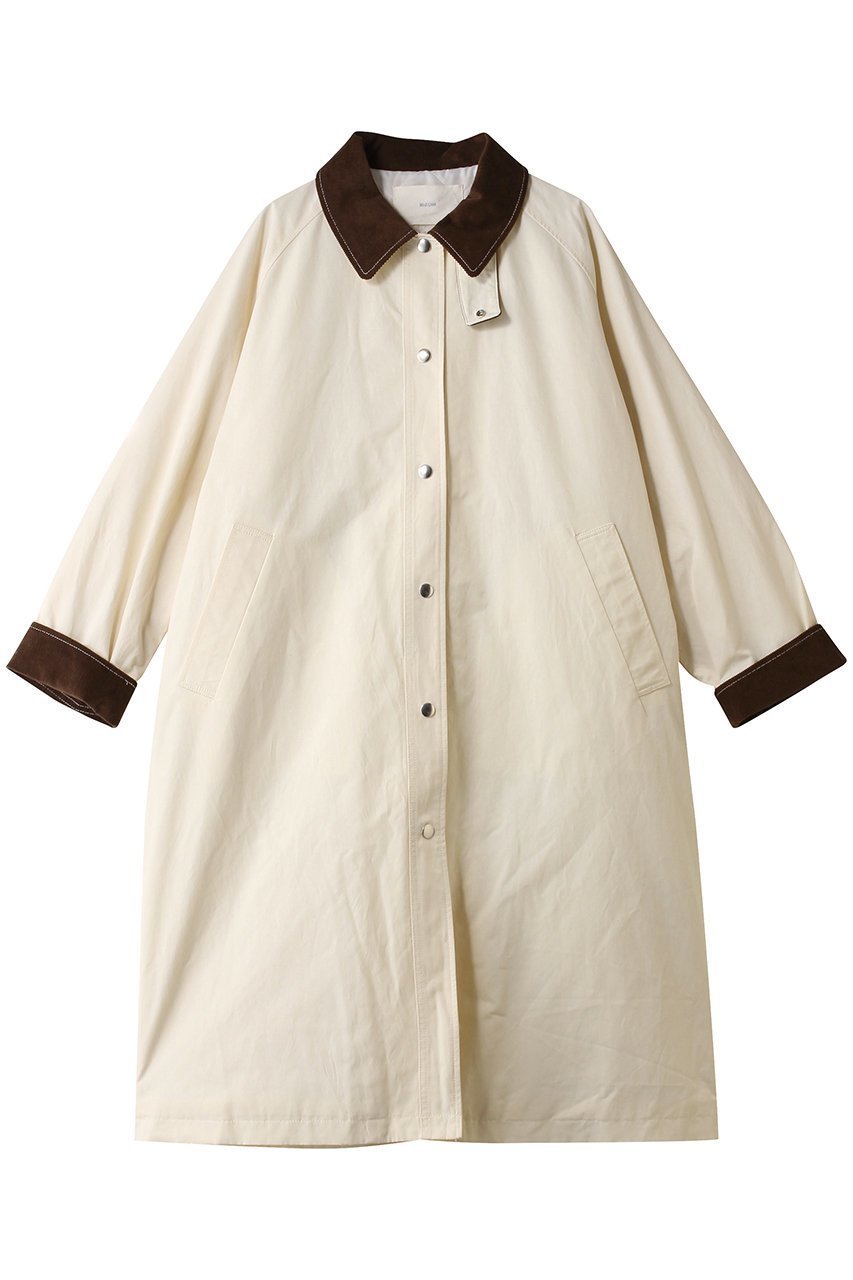 【ミディウミ/MidiUmi】のpadded hunting long coat コート 人気、トレンドファッション・服の通販 founy(ファニー) 　ファッション　Fashion　レディースファッション　Fashion for Women　アウター　Coat / Outerwear Collection　コート・ロングコート・ピーコート　Long Coats, Peacoats & More　コーデュロイ　Corduroy, Cord Fabric　スタンド　Stand Collar, Upright Stand　タフタ　Taffeta, Structured Fabric　ロング　Long, Long-Length　新作・新入荷　New Arrivals / New In　 other-1|ID: prp329100004816993 ipo3291000000034989835