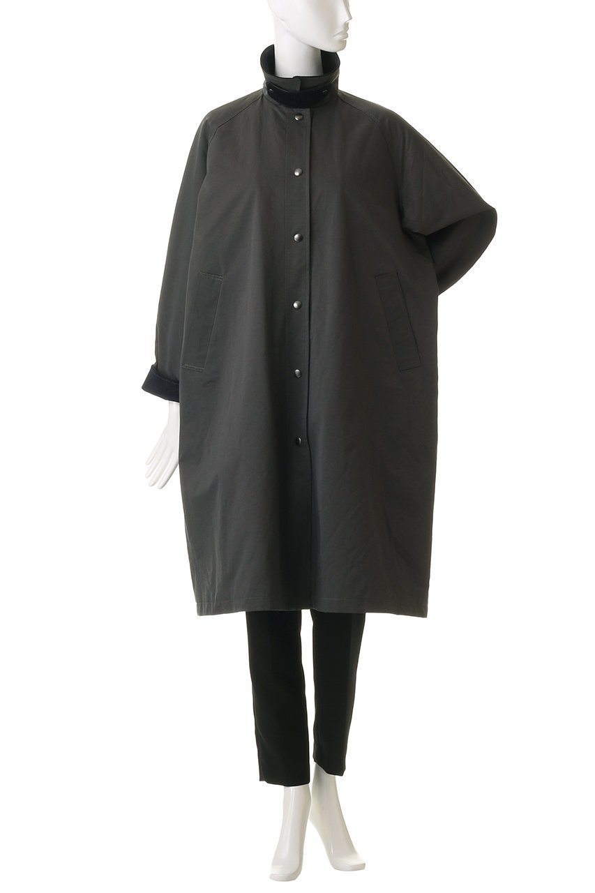 【ミディウミ/MidiUmi】のpadded hunting long coat コート 人気、トレンドファッション・服の通販 founy(ファニー) 　ファッション　Fashion　レディースファッション　Fashion for Women　アウター　Coat / Outerwear Collection　コート・ロングコート・ピーコート　Long Coats, Peacoats & More　コーデュロイ　Corduroy, Cord Fabric　スタンド　Stand Collar, Upright Stand　タフタ　Taffeta, Structured Fabric　ロング　Long, Long-Length　other-7|ID: prp329100004816993 ipo3291000000035332315