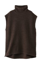 【ミディウミ/MidiUmi】のpile boa high neck vest ベスト brown|ID: prp329100004816996 ipo3291000000035783541