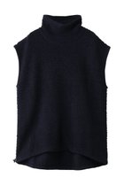【ミディウミ/MidiUmi】のpile boa high neck vest ベスト navy|ID: prp329100004816996 ipo3291000000035783542