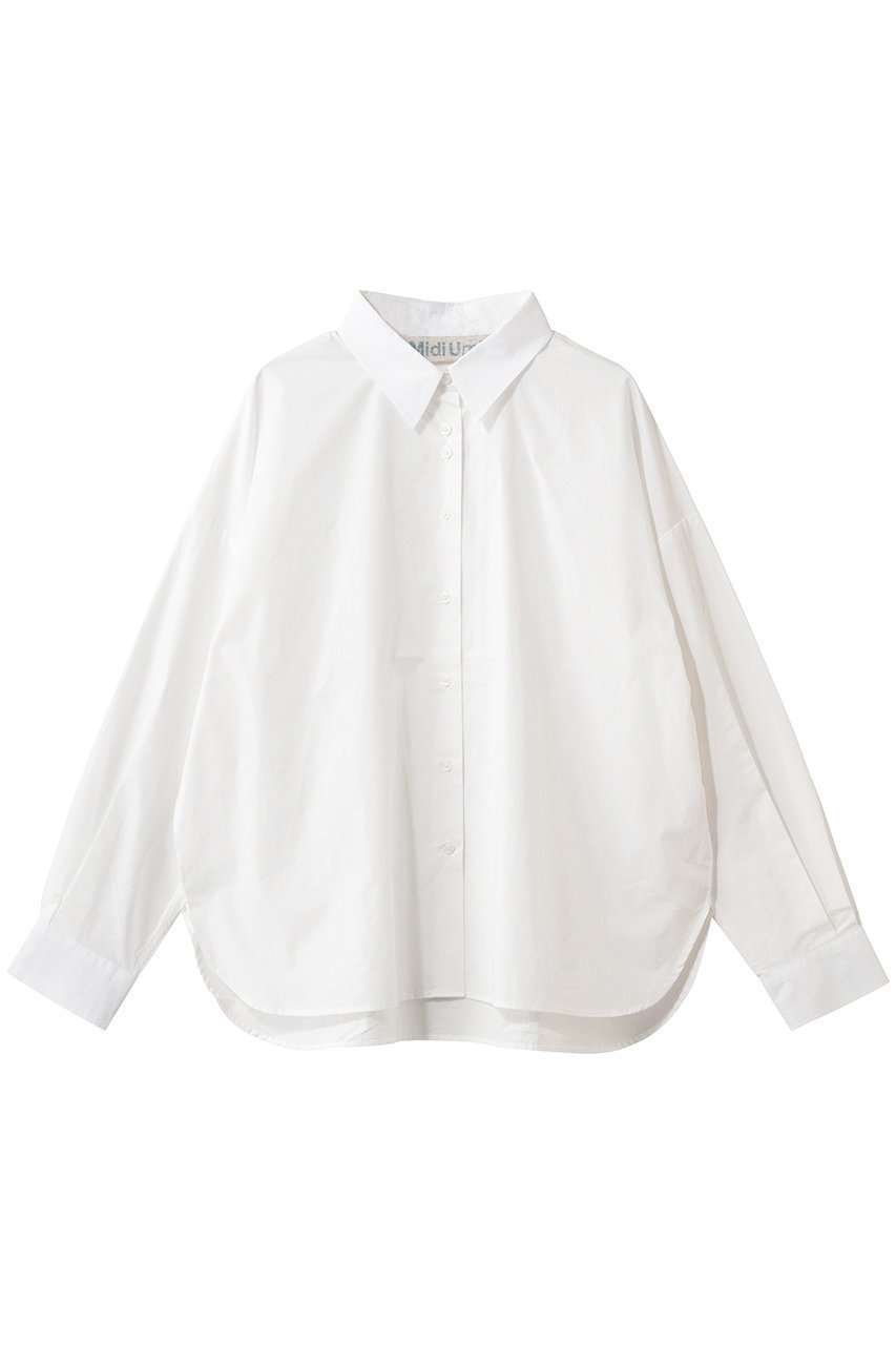 【ミディウミ/MidiUmi】のregular collar shirt シャツ インテリア・キッズ・メンズ・レディースファッション・服の通販 founy(ファニー) 　ファッション　Fashion　レディースファッション　Fashion for Women　トップス・カットソー　Cut & Sew Tops　シャツ・ブラウス・オフィスカジュアル　Elegant Blouses & Button-Ups　シンプル　Simple, Minimal　ジャケット　Jacket, Outerwear　スリーブ　Sleeve, Long Sleeve / Short Sleeve　レギュラー　Regular, Standard Fit　ロング　Long, Long-Length　新作・新入荷　New Arrivals / New In　off white|ID: prp329100004816998 ipo3291000000034989882