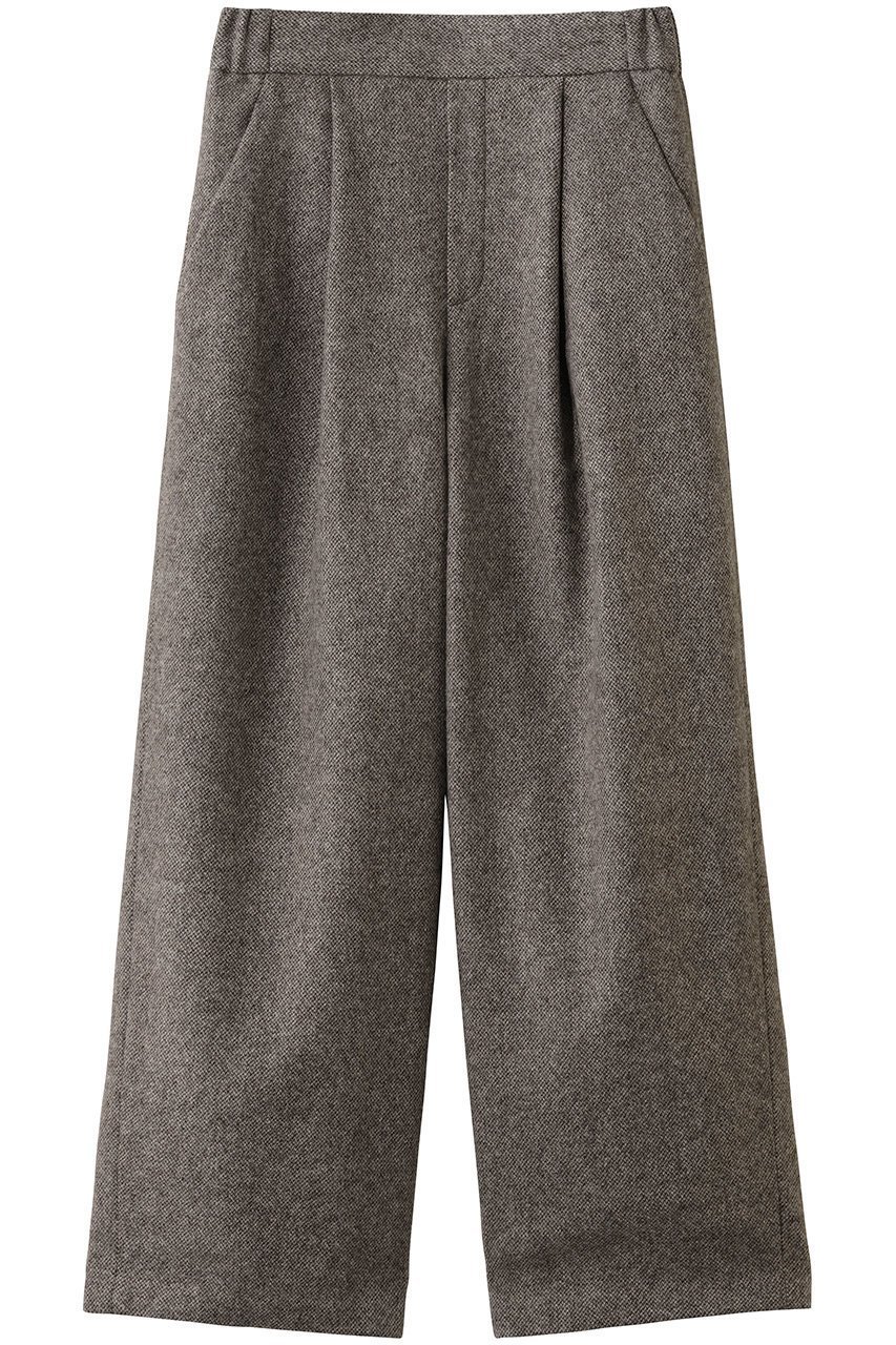 【ミディウミソリッド/MIDIUMISOLID】のtweed wide easy PT パンツ インテリア・キッズ・メンズ・レディースファッション・服の通販 founy(ファニー) 　ファッション　Fashion　レディースファッション　Fashion for Women　パンツ　Pants & Trousers　ツイード　Twill, Twill Weave　新作・新入荷　New Arrivals / New In　A/W・秋冬　Autumn/Winter　brown|ID: prp329100004816999 ipo3291000000034989892
