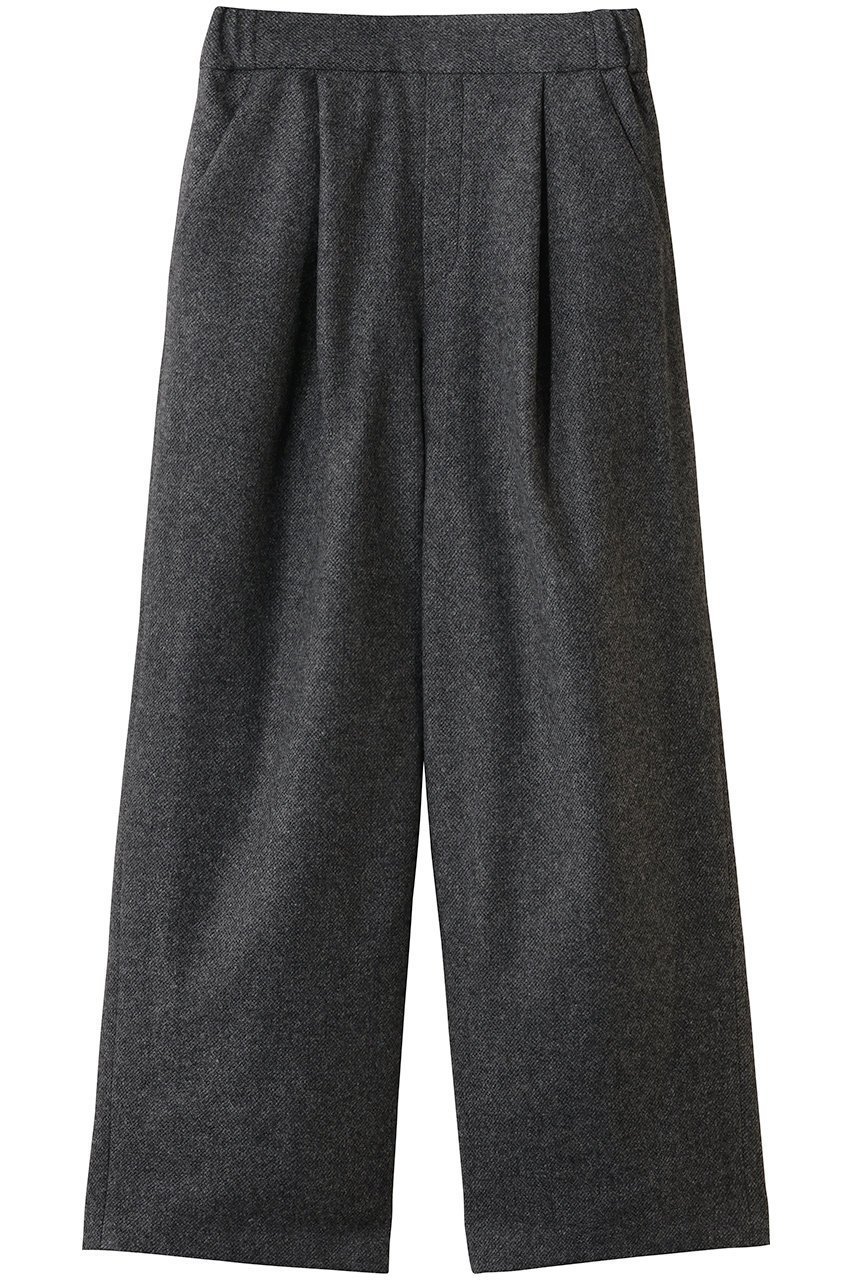 【ミディウミソリッド/MIDIUMISOLID】のtweed wide easy PT パンツ インテリア・キッズ・メンズ・レディースファッション・服の通販 founy(ファニー) 　ファッション　Fashion　レディースファッション　Fashion for Women　パンツ　Pants & Trousers　ツイード　Twill, Twill Weave　新作・新入荷　New Arrivals / New In　A/W・秋冬　Autumn/Winter　gray|ID: prp329100004816999 ipo3291000000034989893