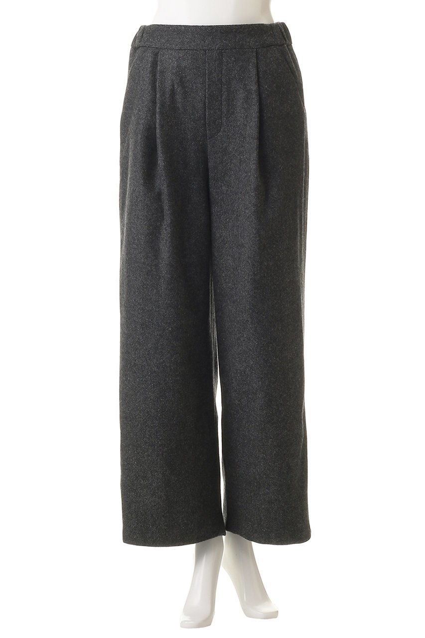 【ミディウミソリッド/MIDIUMISOLID】のtweed wide easy PT パンツ 人気、トレンドファッション・服の通販 founy(ファニー) 　ファッション　Fashion　レディースファッション　Fashion for Women　パンツ　Pants & Trousers　ツイード　Twill, Twill Weave　新作・新入荷　New Arrivals / New In　A/W・秋冬　Autumn/Winter　other-2|ID: prp329100004816999 ipo3291000000034989894