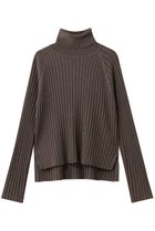 【ミズイロ インド/mizuiro ind】のwide rib high neck P/O プルオーバー brown|ID: prp329100004817000 ipo3291000000034989901