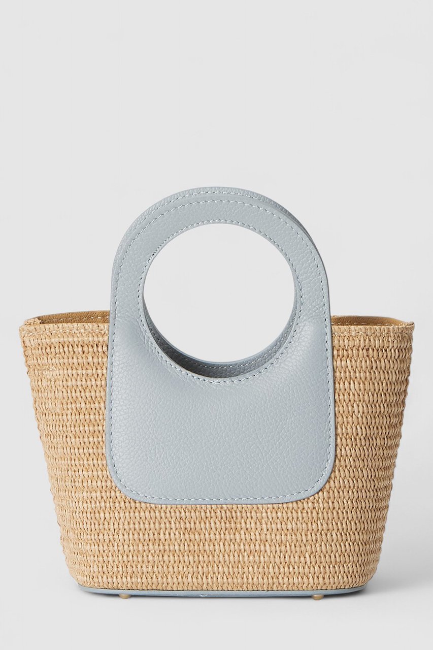 【アナイ/ANAYI】のラフィアミニハンドバッグ インテリア・キッズ・メンズ・レディースファッション・服の通販 founy(ファニー) 　ファッション　Fashion　レディースファッション　Fashion for Women　バッグ　Bags　2026年　2026　夏　Summer　巾着　Drawstring Bag, Kinchaku　春　Spring　S/S・春夏　SS, Spring/Summer, Warm Season　ライトブルー|ID: prp329100004817001 ipo3291000000034989910