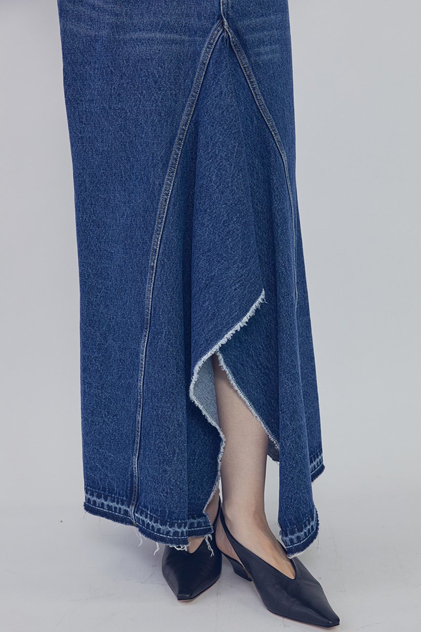 【プルミエ アロンディスモン/1er Arrondissement】のデニムスカート 人気、トレンドファッション・服の通販 founy(ファニー) 　ファッション　Fashion　レディースファッション　Fashion for Women　スカート　Skirts　デニムスカート・カジュアルスカート　Denim Skirts　ロングスカート　Long Skirts / Maxi & Midi Skirts　2026年　2026　デニム　Denim, Jeans Material　フレア　Flare, Flared　フロント　Front, Front Design　リメイク　Remake, Reconstructed　ロング　Long, Long-Length　ヴィンテージ　Vintage Style　夏　Summer　春　Spring　S/S・春夏　SS, Spring/Summer, Warm Season　other-3|ID: prp329100004817005 ipo3291000000034989943