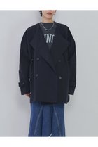 【プルミエ アロンディスモン/1er Arrondissement】の【VACHEMENT×1er Arrondissement】リサイクルシェルタフタショートトレンチコート 人気、トレンドファッション・服の通販 founy(ファニー) ファッション Fashion レディースファッション Fashion for Women アウター Coat / Outerwear Collection コート・ロングコート・ピーコート Long Coats, Peacoats & More トレンチコート / 春秋の定番アウター Trench Coats 2026年 2026 ショート Short, Short Length タフタ Taffeta, Structured Fabric トレンチ Trench, Trench Coat ドローストリング Drawstring, Pull Cord 別注 Limited Edition, Custom Order 夏 Summer 定番 Standard, Basic Item 春 Spring S/S・春夏 SS, Spring/Summer, Warm Season thumbnail ネイビー|ID: prp329100004817008 ipo3291000000034989964