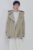 【プルミエ アロンディスモン/1er Arrondissement】の【VACHEMENT×1er Arrondissement】リサイクルシェルタフタショートトレンチコート ベージュ|ID: prp329100004817008 ipo3291000000035332336