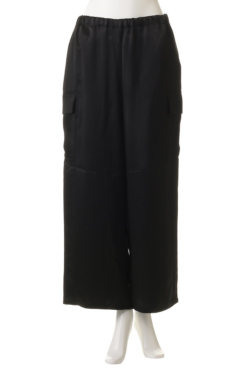 【ミズイロ インド/mizuiro ind】のsatin cargo PT パンツ 大人の最旬トレンドファッション＆コーディネート founy(ファウニー) 　ファッション　Fashion　レディースファッション　Fashion for Women　パンツ　Pants & Trousers　カーゴパンツ　Cargo Pants, Utility Pants　サテン　Satin, Glossy Fabric　シューズ　Shoes, Footwear　フラット　Flat, Flat Shoes　リラックス　Relax, Relaxed Fit　ワイド　Wide, Wide Fit　エレガント 上品　Elegant　other-2|ID: prp329100004817010 ipo3291000000035783564