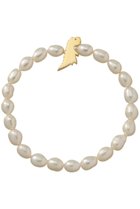 【アリータ/ALIITA】のDINO BOLD OVAL PEARL ブレスレット 人気、トレンドファッション・服の通販 founy(ファニー) ファッション Fashion レディースファッション Fashion for Women ジュエリー Jewelry チェーン＆カフブレスレット Cuff & Chain Bracelets バングル・カフブレスレット Bangles & Cuff Bracelets 2026年 2026 チャーム Charm, Pendant パーティ Party, Party Style パール Pearl, Pearl Accent ブレスレット Bracelet, Wristband エレガント 上品 Elegant 夏 Summer 春 Spring S/S・春夏 SS, Spring/Summer, Warm Season thumbnail ホワイト|ID: prp329100004817970 ipo3291000000035773740