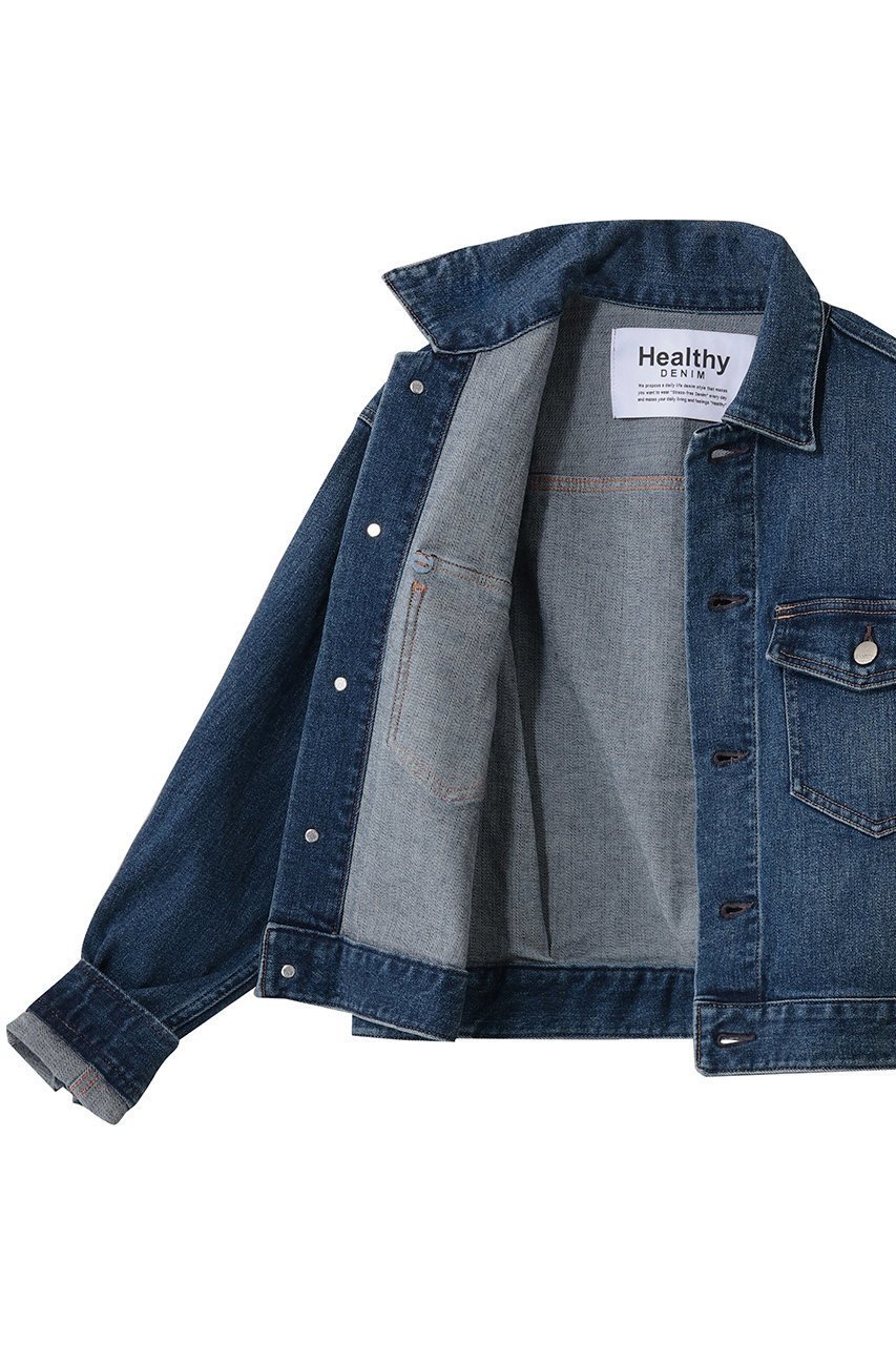 【ヘルシーデニム/Healthy Denim】のDates ビッグデニムジャケット 人気、トレンドファッション・服の通販 founy(ファニー) 　ファッション　Fashion　レディースファッション　Fashion for Women　アウター　Coat / Outerwear Collection　レディースジャケット・軽アウター　Jackets　デニムジャケット / カジュアルアウター　Denim Jackets　2026年　2026　おすすめ　Recommended / Our Picks　ショート　Short, Short Length　ジャケット　Jacket, Outerwear　デニム　Denim, Jeans Material　バランス　Balance, Style Balance　ビッグ　Big, Oversized　ポケット　Pocket, Pocket Detail　ミックス　Mix, Mixed Style　ワイド　Wide, Wide Fit　人気　Popular, Best Seller　夏　Summer　春　Spring　S/S・春夏　SS, Spring/Summer, Warm Season　other-6|ID: prp329100004817985 ipo3291000000035002201