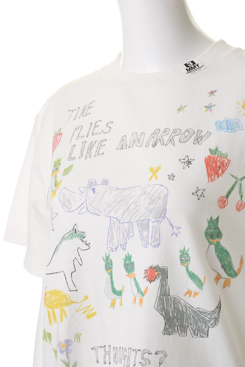 【メゾン ミハラヤスヒロ/Maison MIHARA YASUHIRO】の【Maison MIHARA YASUHIRO】KIDS DOODLE Tシャツ 人気、トレンドファッション・服の通販 founy(ファニー) 　ファッション　Fashion　レディースファッション　Fashion for Women　トップス・カットソー　Cut & Sew Tops　シャツ・ブラウス・オフィスカジュアル　Elegant Blouses & Button-Ups　ロングTシャツ・Tシャツ　Longline T-Shirts & Tees　カットソー・ベーシックTシャツ　Cut-and-Sewn Tops / Stretch Tees & Basics　2026年　2026　インナー　Innerwear　ショート　Short, Short Length　スリーブ　Sleeve, Long Sleeve / Short Sleeve　ダメージ　Distressed, Destroyed　夏　Summer　春　Spring　S/S・春夏　SS, Spring/Summer, Warm Season　other-5|ID: prp329100004817988 ipo3291000000035857290