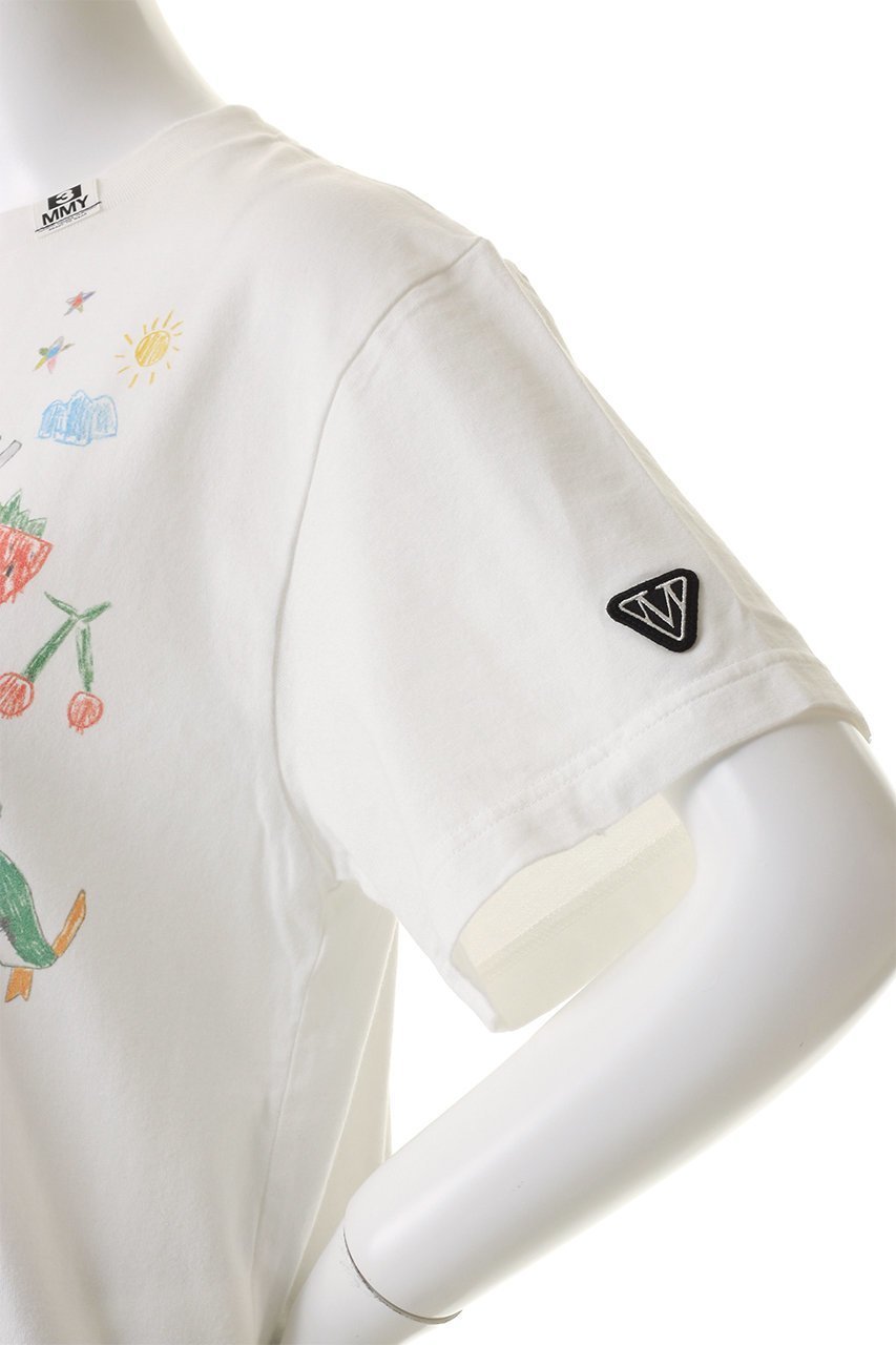 【メゾン ミハラヤスヒロ/Maison MIHARA YASUHIRO】の【Maison MIHARA YASUHIRO】KIDS DOODLE Tシャツ 人気、トレンドファッション・服の通販 founy(ファニー) 　ファッション　Fashion　レディースファッション　Fashion for Women　トップス・カットソー　Cut & Sew Tops　シャツ・ブラウス・オフィスカジュアル　Elegant Blouses & Button-Ups　ロングTシャツ・Tシャツ　Longline T-Shirts & Tees　カットソー・ベーシックTシャツ　Cut-and-Sewn Tops / Stretch Tees & Basics　2026年　2026　インナー　Innerwear　ショート　Short, Short Length　スリーブ　Sleeve, Long Sleeve / Short Sleeve　ダメージ　Distressed, Destroyed　夏　Summer　春　Spring　S/S・春夏　SS, Spring/Summer, Warm Season　other-6|ID: prp329100004817988 ipo3291000000035857291
