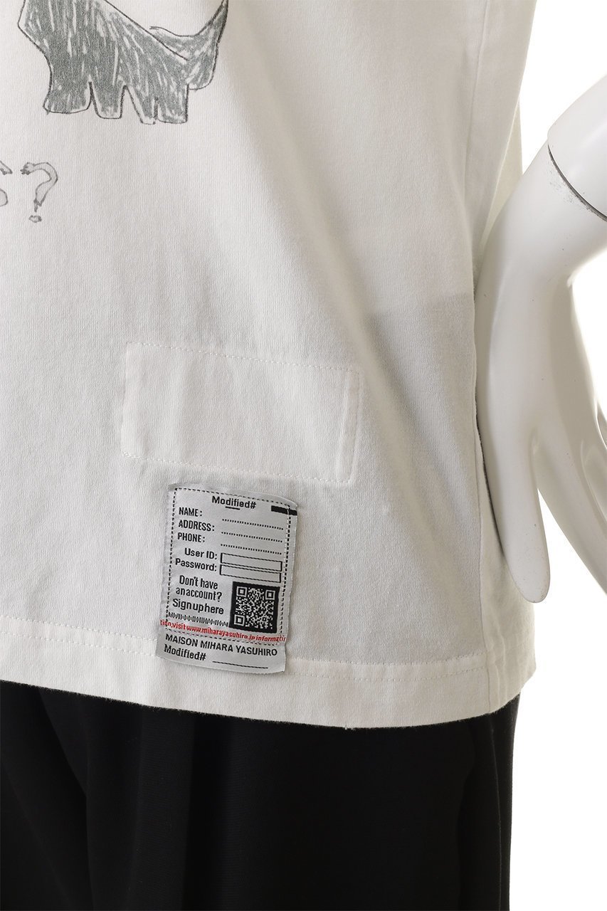 【メゾン ミハラヤスヒロ/Maison MIHARA YASUHIRO】の【Maison MIHARA YASUHIRO】KIDS DOODLE Tシャツ 人気、トレンドファッション・服の通販 founy(ファニー) 　ファッション　Fashion　レディースファッション　Fashion for Women　トップス・カットソー　Cut & Sew Tops　シャツ・ブラウス・オフィスカジュアル　Elegant Blouses & Button-Ups　ロングTシャツ・Tシャツ　Longline T-Shirts & Tees　カットソー・ベーシックTシャツ　Cut-and-Sewn Tops / Stretch Tees & Basics　2026年　2026　インナー　Innerwear　ショート　Short, Short Length　スリーブ　Sleeve, Long Sleeve / Short Sleeve　ダメージ　Distressed, Destroyed　夏　Summer　春　Spring　S/S・春夏　SS, Spring/Summer, Warm Season　other-7|ID: prp329100004817988 ipo3291000000035857292