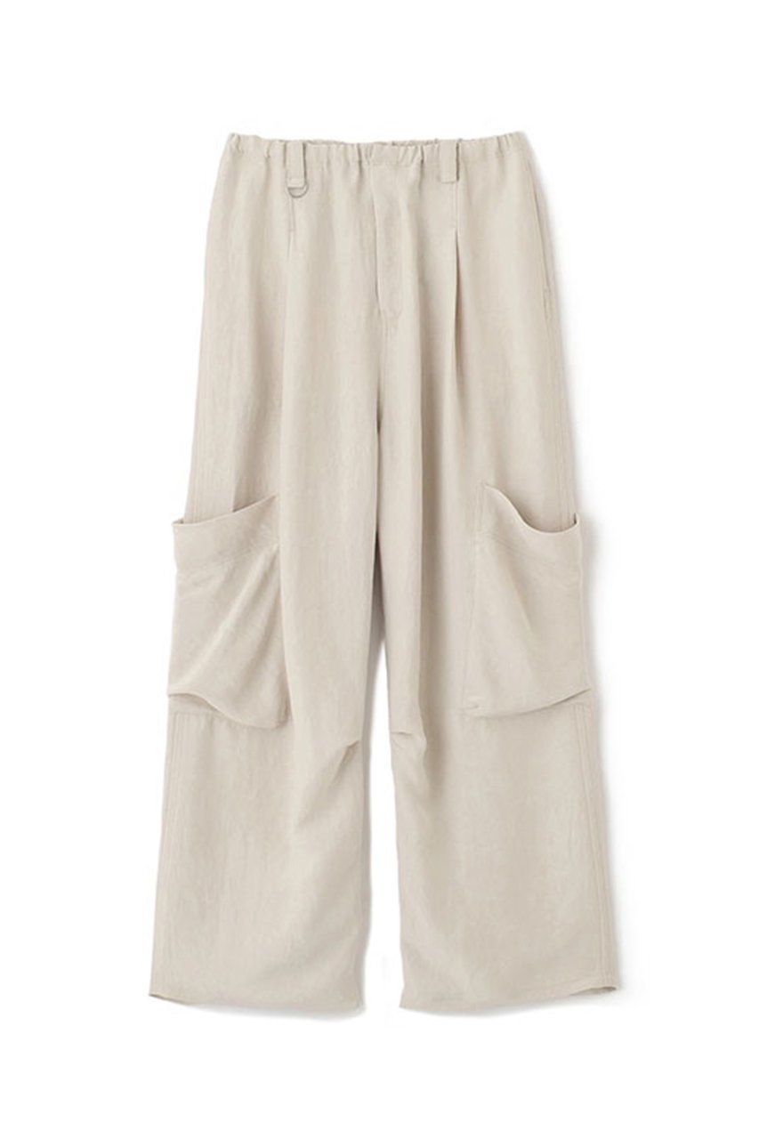 【エトレトウキョウ/ETRE TOKYO】のバックサテンリラクシーカーゴパンツ 人気、トレンドファッション・服の通販 founy(ファニー) 　ファッション　Fashion　レディースファッション　Fashion for Women　パンツ　Pants & Trousers　バッグ　Bags　カーゴパンツ　Cargo Pants, Utility Pants　サテン　Satin, Glossy Fabric　スウェット / スエット　Sweatshirt, Sweatwear　バランス　Balance, Style Balance　ポケット　Pocket, Pocket Detail　エレガント 上品　Elegant　other-4|ID: prp329100004817989 ipo3291000000036553054