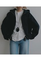 【エトレトウキョウ/ETRE TOKYO】のダブルフェイスオーバーサイズニットパーカー ネイビー|ID:prp329100004817990