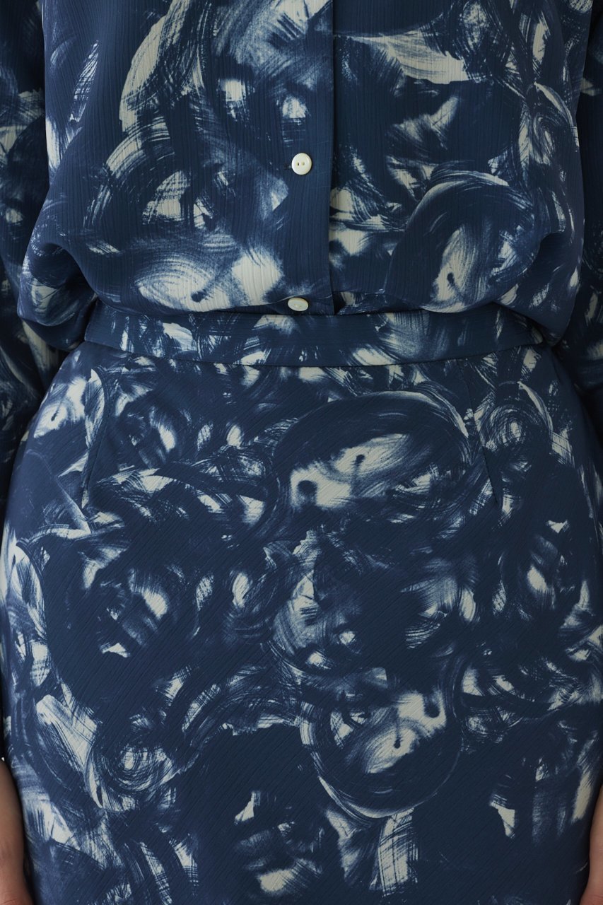 【リムアーク/RIM.ARK】のAir turbulence painting skirt/スカート 人気、トレンドファッション・服の通販 founy(ファニー) ファッション Fashion レディースファッション Fashion for Women スカート Skirts ロングスカート Long Skirts / Maxi & Midi Skirts 2026年 2026 セットアップ Set-Up, Coordinated Outfit ドレス Dress, One-Piece フィット Fit, Slim Fit プリント Print, Printed Pattern マーメイド Mermaid, Fishtail Silhouette ロング Long, Long-Length 夏 Summer 春 Spring S/S・春夏 SS, Spring/Summer, Warm Season other-6|ID: prp329100004817994 ipo3291000000035608813