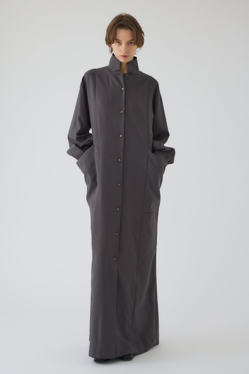 【リムアーク/RIM.ARK】の【1/1 10:00販売開始】Drape pocket dress/ドレス 人気、トレンドファッション・服の通販 founy(ファニー) 　ファッション　Fashion　レディースファッション　Fashion for Women　ワンピース　Dresses　フォーマル・パーティードレス・結婚式用ドレス　Elegant & Casual Dresses　チュニック　Tunic Tops & Dresses　春　Spring　スタンド　Stand Collar, Upright Stand　チュニック　Tunic, Long Top　ドレス　Dress, One-Piece　定番　Standard, Basic Item　マキシ　Maxi, Full Length　ロング　Long, Long-Length　S/S・春夏　SS, Spring/Summer, Warm Season　夏　Summer　2026年　2026　other-3|ID: prp329100004817995 ipo3291000000035002297