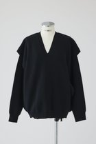 【リムアーク/RIM.ARK】の【1/1 10:00販売開始】Side open oversized knit PO/プルオーバー 人気、トレンドファッション・服の通販 founy(ファニー) ファッション Fashion レディースファッション Fashion for Women トップス・カットソー Cut & Sew Tops ニット Knit Tops & Sweaters カジュアルプルオーバー・ニットトップス Pullovers & Knit Tops / Casual Pullovers インナー Innerwear 春 Spring スマート Smart, Elegant バランス Balance, Style Balance ベスト Vest, Waistcoat ワイド Wide, Wide Fit 冬 Winter / This Winter S/S・春夏 SS, Spring/Summer, Warm Season 夏 Summer 2026年 2026 thumbnail ブラック|ID: prp329100004817996 ipo3291000000035002305