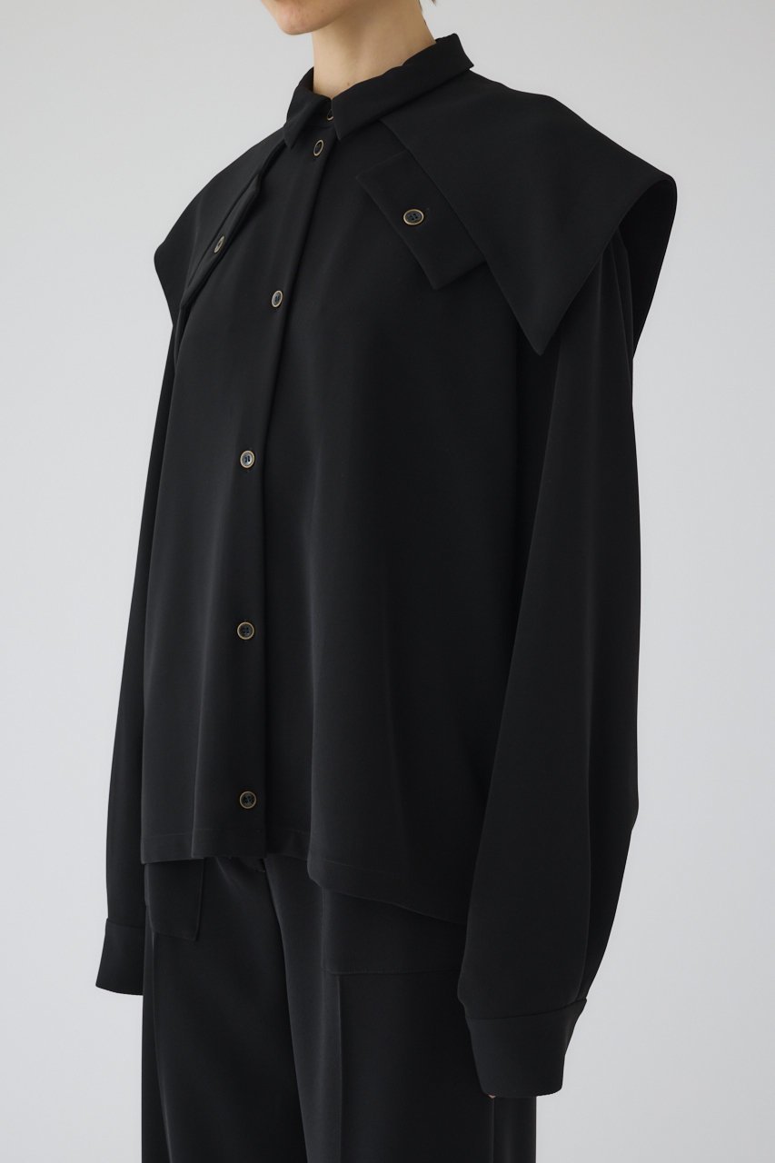 【リムアーク/RIM.ARK】のFlap design JK like SH/シャツ 人気、トレンドファッション・服の通販 founy(ファニー) 　ファッション　Fashion　レディースファッション　Fashion for Women　トップス・カットソー　Cut & Sew Tops　シャツ・ブラウス・オフィスカジュアル　Elegant Blouses & Button-Ups　春　Spring　ジャケット　Jacket, Outerwear　ストレッチ　Stretch, Stretchy Fabric　スリーブ　Sleeve, Long Sleeve / Short Sleeve　セットアップ　Set-Up, Coordinated Outfit　フラップ　Flap, Flap Pocket　フロント　Front, Front Design　マニッシュ　Mannish, Boyish　ロング　Long, Long-Length　S/S・春夏　SS, Spring/Summer, Warm Season　おすすめ　Recommended / Our Picks　夏　Summer　2026年　2026　other-2|ID: prp329100004817999 ipo3291000000035670330