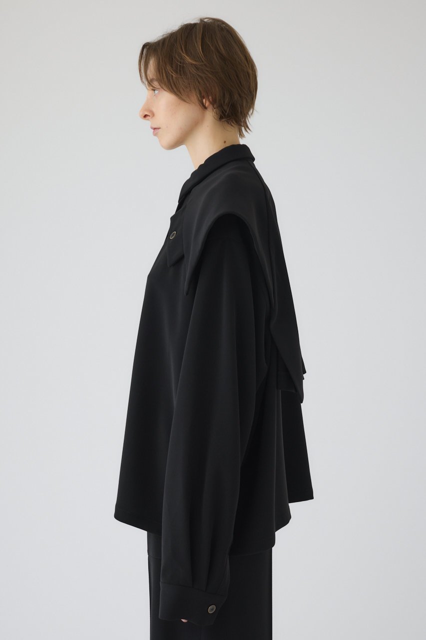 【リムアーク/RIM.ARK】のFlap design JK like SH/シャツ 人気、トレンドファッション・服の通販 founy(ファニー) 　ファッション　Fashion　レディースファッション　Fashion for Women　トップス・カットソー　Cut & Sew Tops　シャツ・ブラウス・オフィスカジュアル　Elegant Blouses & Button-Ups　春　Spring　ジャケット　Jacket, Outerwear　ストレッチ　Stretch, Stretchy Fabric　スリーブ　Sleeve, Long Sleeve / Short Sleeve　セットアップ　Set-Up, Coordinated Outfit　フラップ　Flap, Flap Pocket　フロント　Front, Front Design　マニッシュ　Mannish, Boyish　ロング　Long, Long-Length　S/S・春夏　SS, Spring/Summer, Warm Season　おすすめ　Recommended / Our Picks　夏　Summer　2026年　2026　other-3|ID: prp329100004817999 ipo3291000000035670334