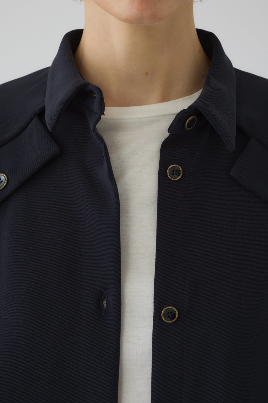 【リムアーク/RIM.ARK】のFlap design JK like SH/シャツ 人気、トレンドファッション・服の通販 founy(ファニー) 　ファッション　Fashion　レディースファッション　Fashion for Women　トップス・カットソー　Cut & Sew Tops　シャツ・ブラウス・オフィスカジュアル　Elegant Blouses & Button-Ups　おすすめ　Recommended / Our Picks　ジャケット　Jacket, Outerwear　ストレッチ　Stretch, Stretchy Fabric　スリーブ　Sleeve, Long Sleeve / Short Sleeve　セットアップ　Set-Up, Coordinated Outfit　フラップ　Flap, Flap Pocket　フロント　Front, Front Design　マニッシュ　Mannish, Boyish　ロング　Long, Long-Length　other-6|ID: prp329100004817999 ipo3291000000035777853