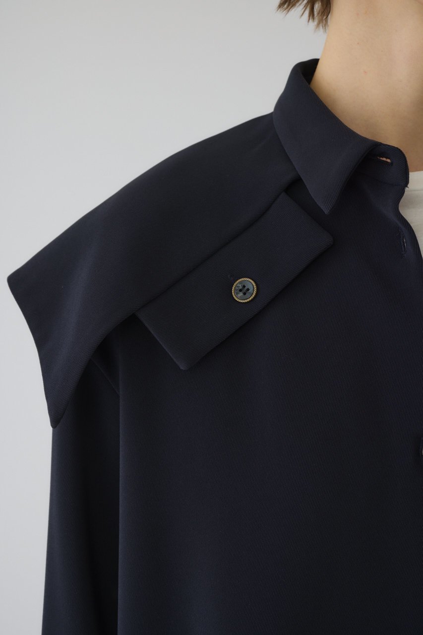 【リムアーク/RIM.ARK】のFlap design JK like SH/シャツ 人気、トレンドファッション・服の通販 founy(ファニー) 　ファッション　Fashion　レディースファッション　Fashion for Women　トップス・カットソー　Cut & Sew Tops　シャツ・ブラウス・オフィスカジュアル　Elegant Blouses & Button-Ups　おすすめ　Recommended / Our Picks　ジャケット　Jacket, Outerwear　ストレッチ　Stretch, Stretchy Fabric　スリーブ　Sleeve, Long Sleeve / Short Sleeve　セットアップ　Set-Up, Coordinated Outfit　フラップ　Flap, Flap Pocket　フロント　Front, Front Design　マニッシュ　Mannish, Boyish　ロング　Long, Long-Length　other-7|ID: prp329100004817999 ipo3291000000035777854